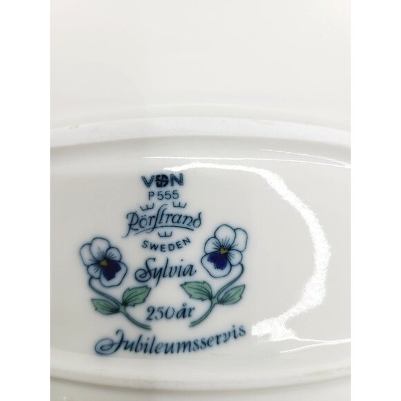Rorstrand Sweden Sylvia Pattern Lrg Platter Designer Sylvia Leuchovius MCM Rare - Picture 8 of 11